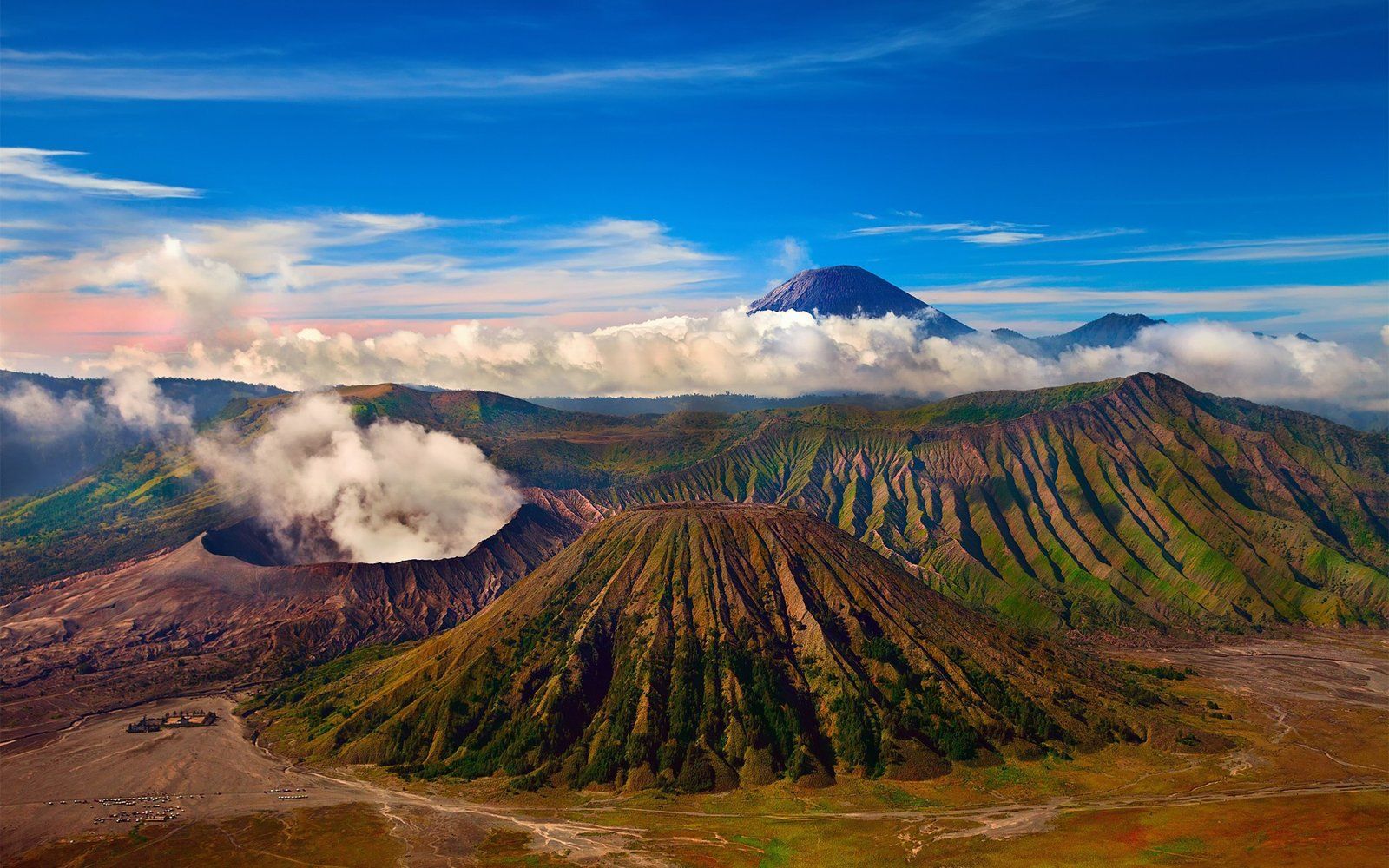 1600x1000 Mount Bromo Active Volcano Tengger Massif In East Java Indonesia At A Height Of 329 Meters It Is The Most Well Known Volcano Splendid HD Wallpaper Widescreen :