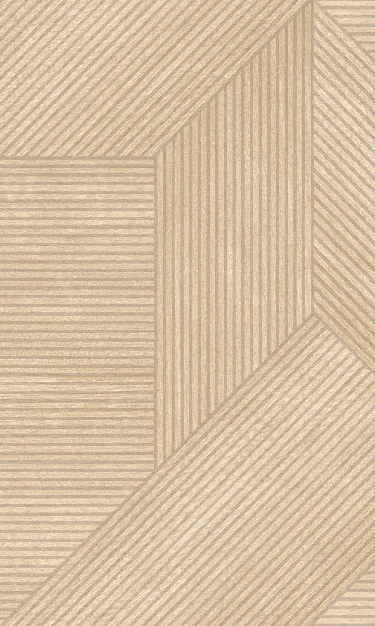 1200x2000 Natural Geometric Wood Panel Wallpaper R8191