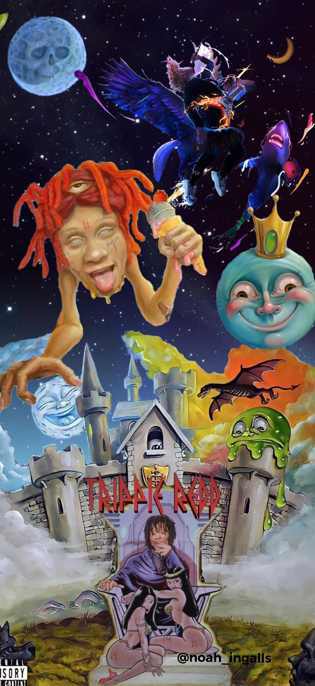 1233x2683 Trippie Redd Wallpaper, HD Background