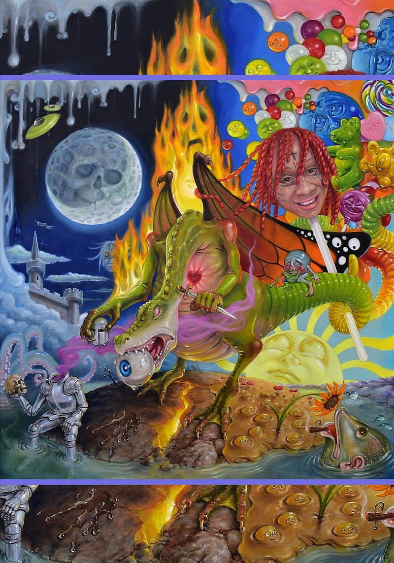 800x1143 Trip at knights, Rap, Red, Trippie, Trippie redd, HD phone wallpaper