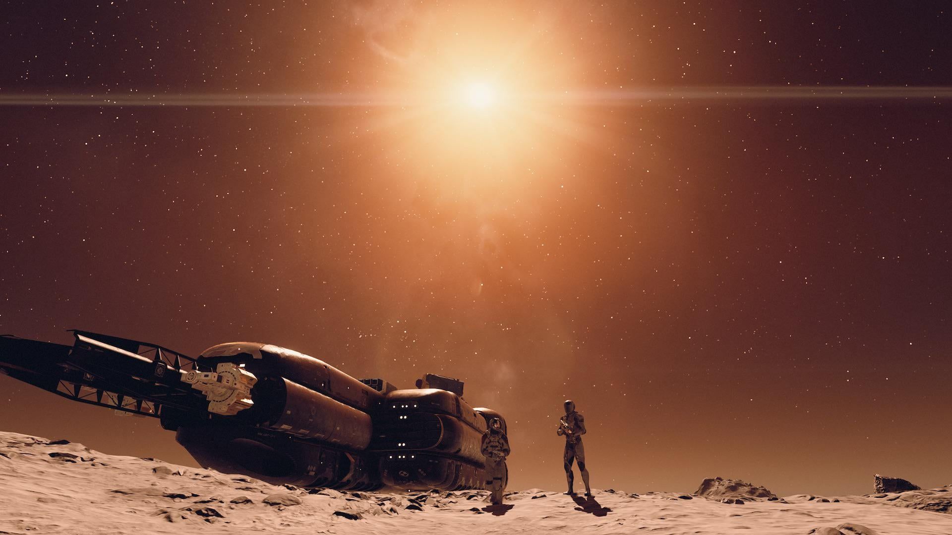 1920x1080 The surface of Mercury is really cool