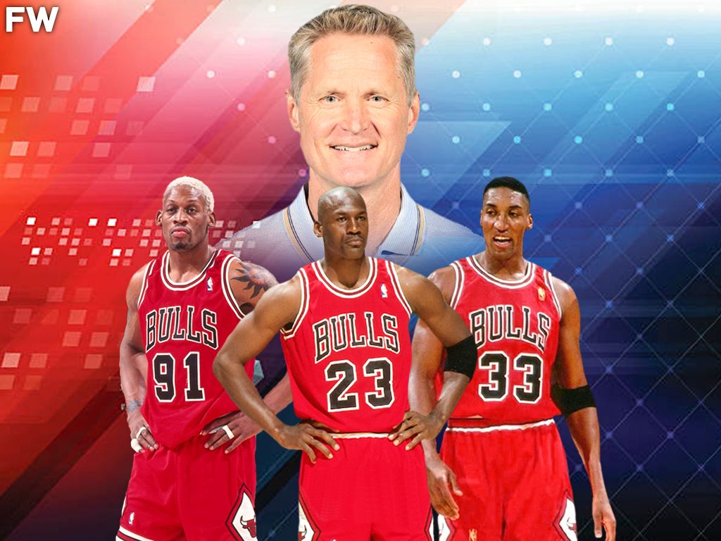 1024x768 Steve Kerr Explains Why The Chicago Bulls Dynasty Was A Defensive Powerhouse: Rodman Guarded Shaq In The East Finals When Shaq Was With Orlando And Held Up. He Held Up Pretty Well