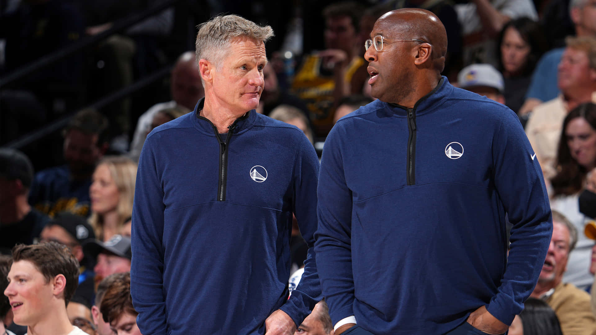 1920x1080 Download Golden State Warriors Coaches Steve Kerr And Mike Brown Wallpaper