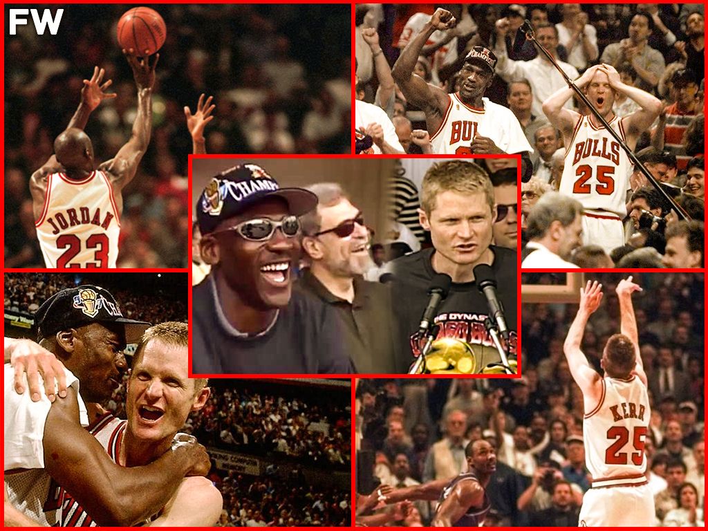 1024x768 Steve Kerr's Hilarious Story On What Michael Jordan Said To Phil Jackson Before Game Winning Shot In 1997 NBA Finals: I Don't Feel Comfortable, Why Don't We Go To Steve?”