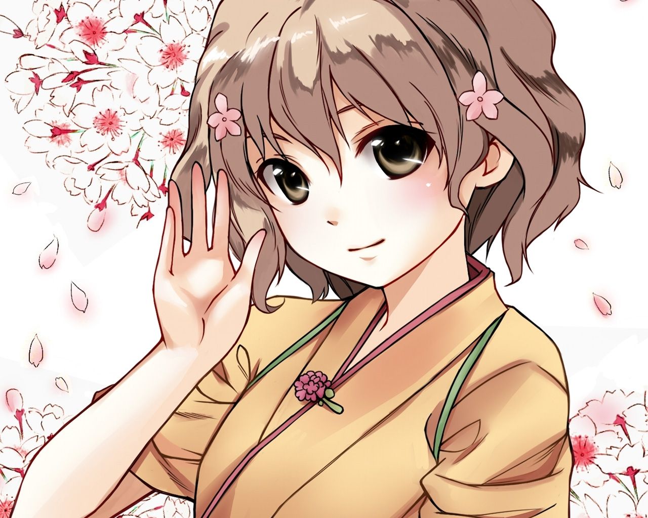 1280x1024 Matsumae Ohana Iroha Anime Image Board