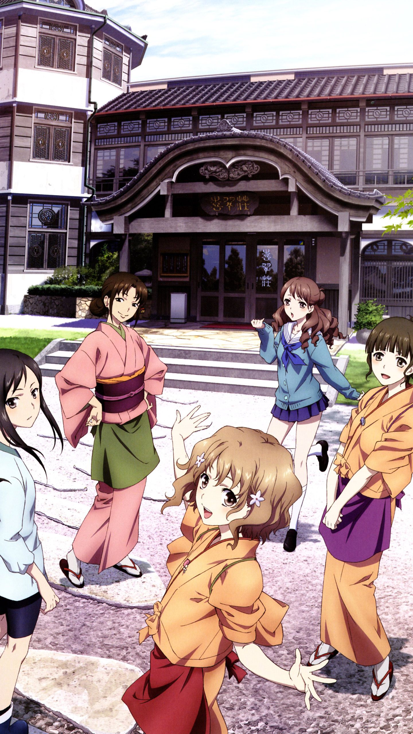 1440x2560 The Forgotten Lair. Hanasaku Iroha Mobile Wallpaper