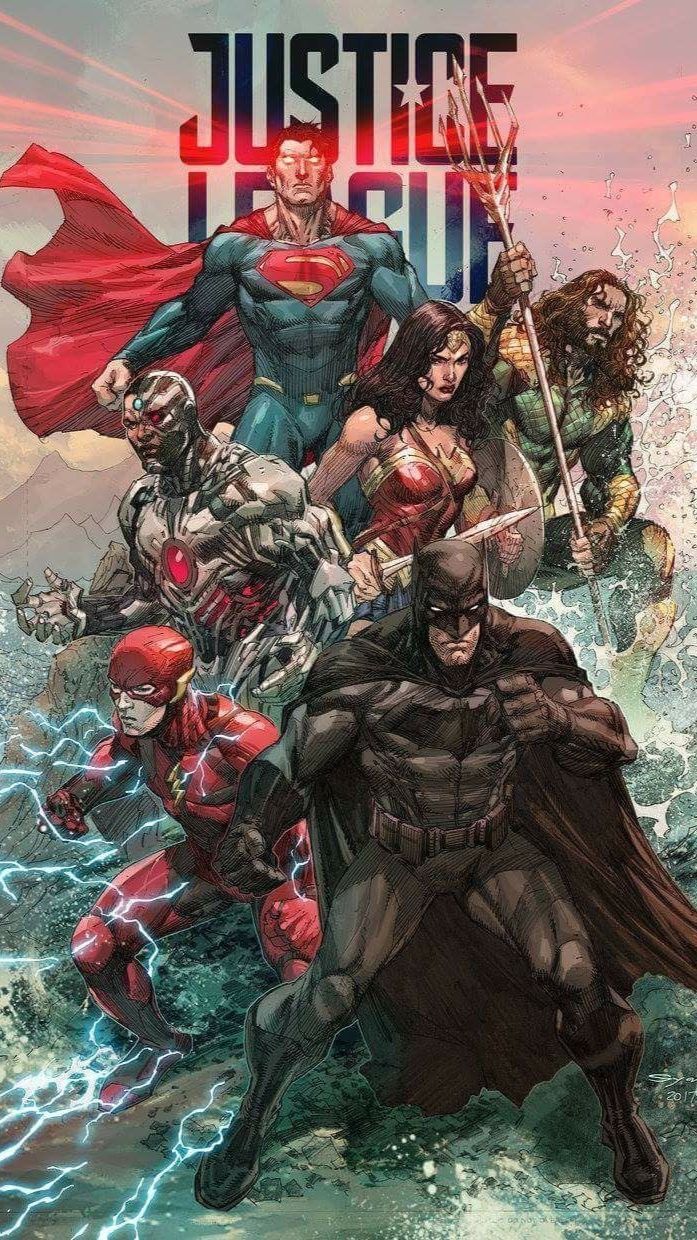 697x1240 Justice league HD wallpaper Android iPhone