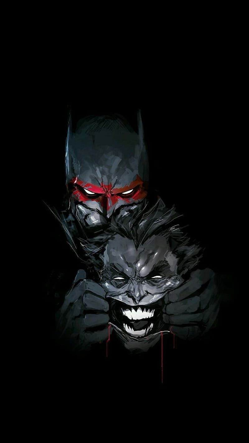 800x1422 Batman Joker, comic, dc, HD phone wallpaper