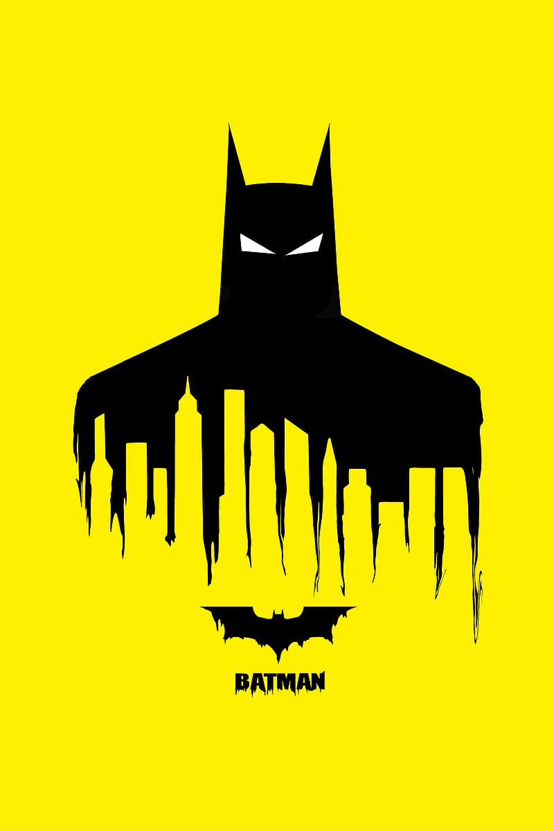800x1200 Batman, android, dc, desenho, marvel, melted, HD phone wallpaper