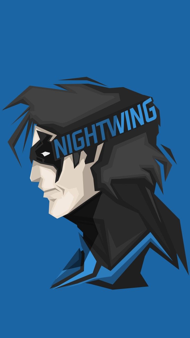 720x1280 Nightwing DC Comics Superhero 4K 8k Wallpaper