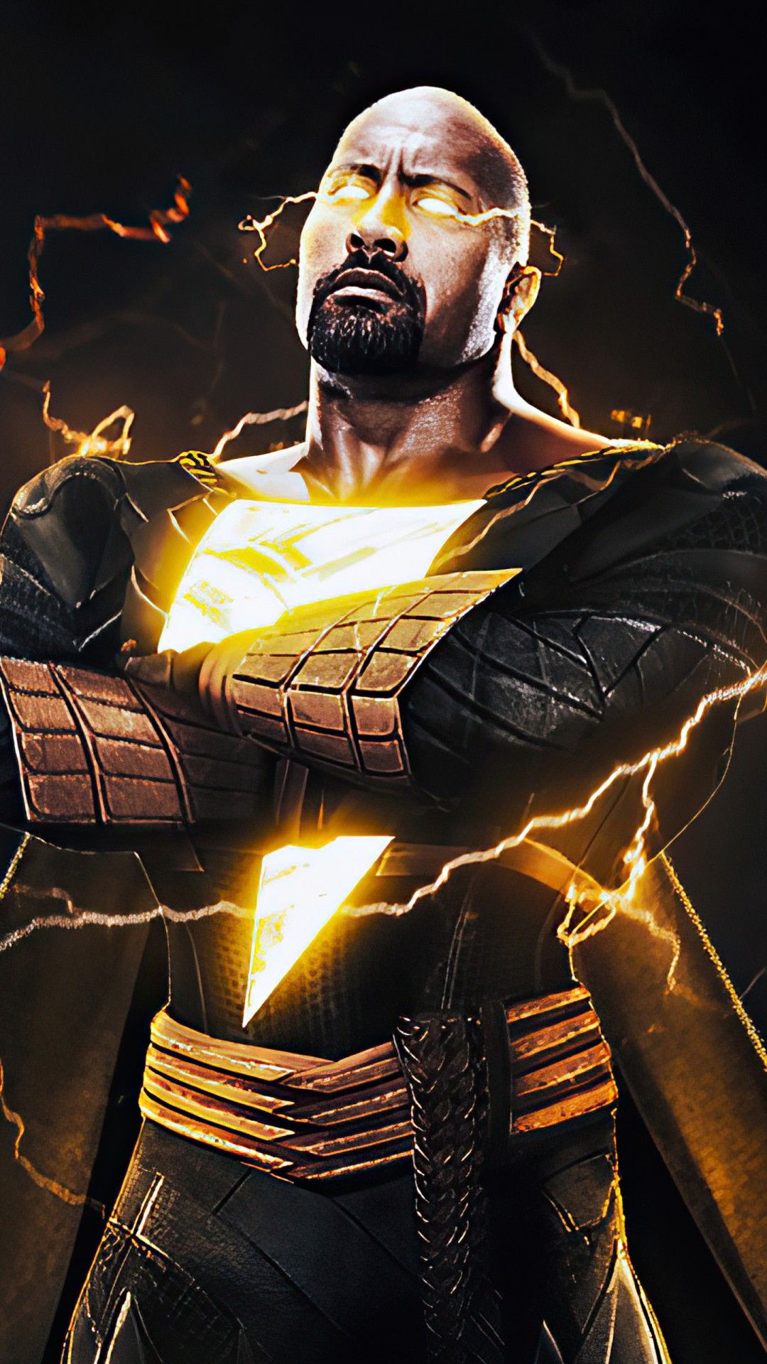 1080x1920 DC Black Adam 2021 Art 4K HD Movies Wallpaper