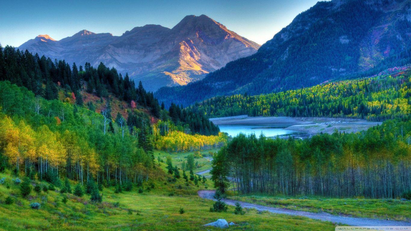 1366x768 Kashmir Mountains Wallpaper
