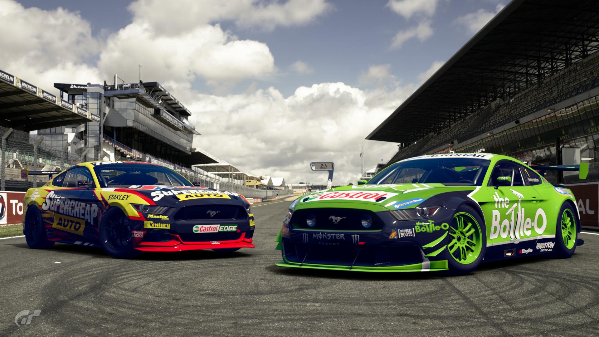 1920x1080 Australian V8 Supercars liveries for Gr3 and Gr4 Mustangs