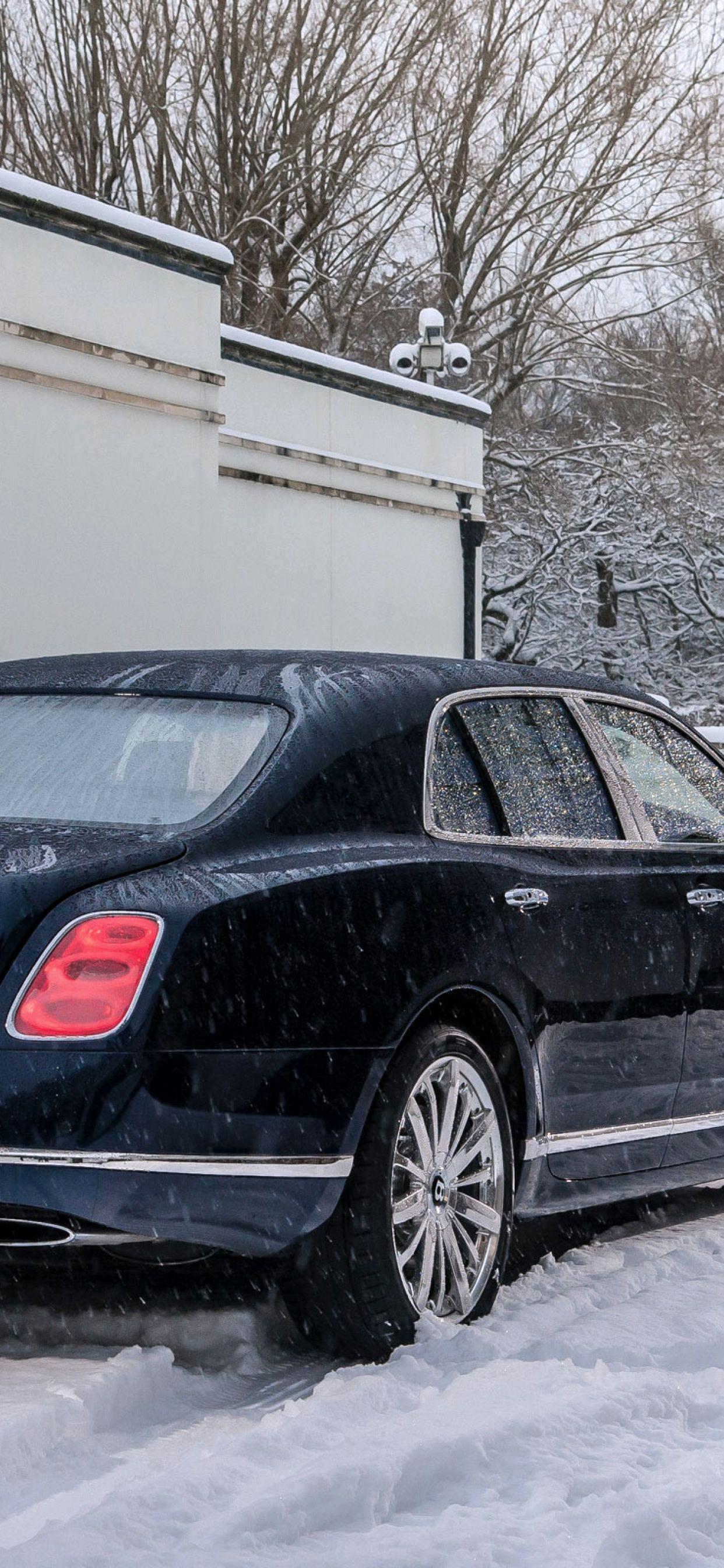 1242x2688 bentley, mulsanne, black iPhone XS MAX Wallpaper, HD