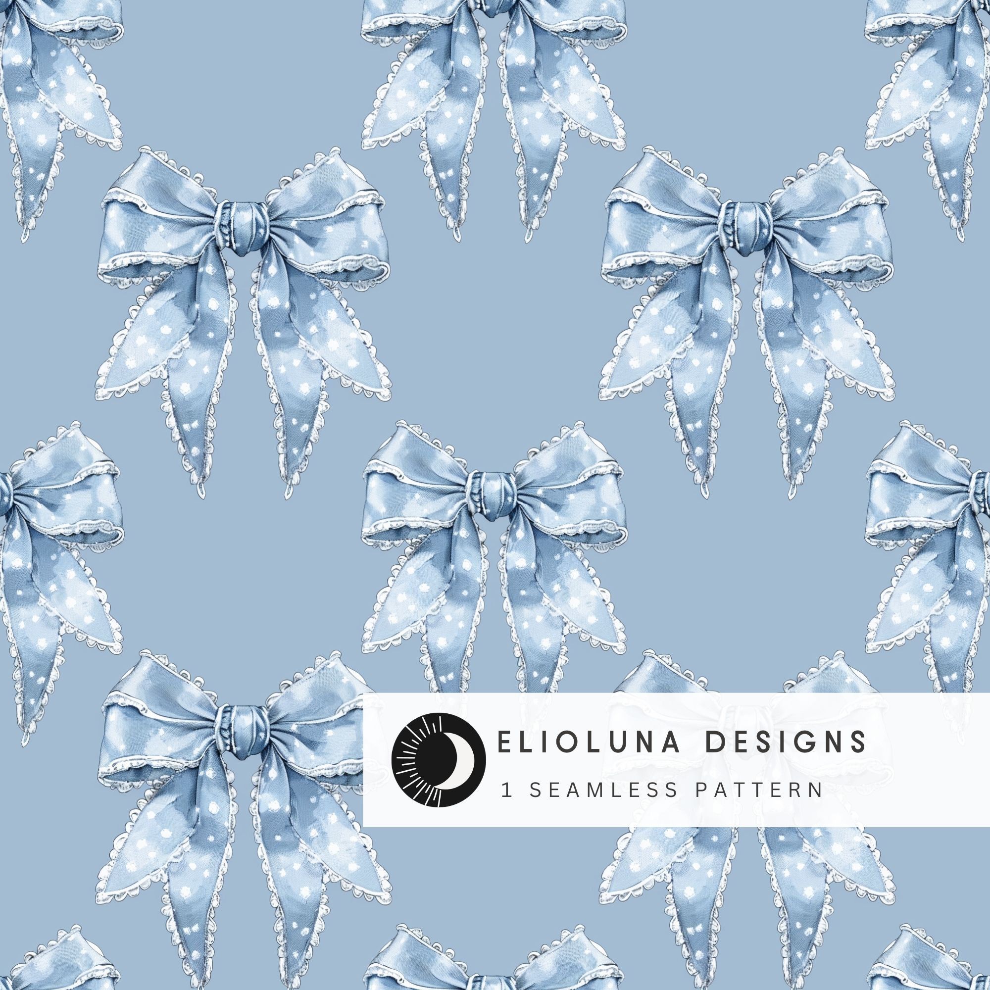 2000x2000 Blue Coquette Bows Pattern Bows Digital Paper Blue Bow Seamless Pattern Cute Bows Sublimation Silk Bow Girly Girl Pattern 3D Bow Seamless