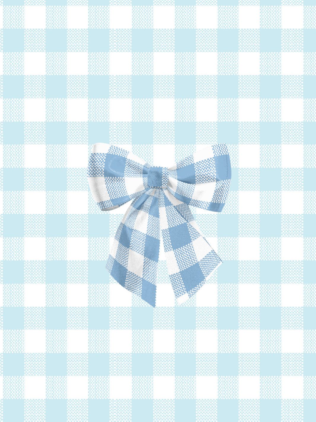 1065x1420 'Barbie™ Gingham Bow' Wallpaper by Barbie™