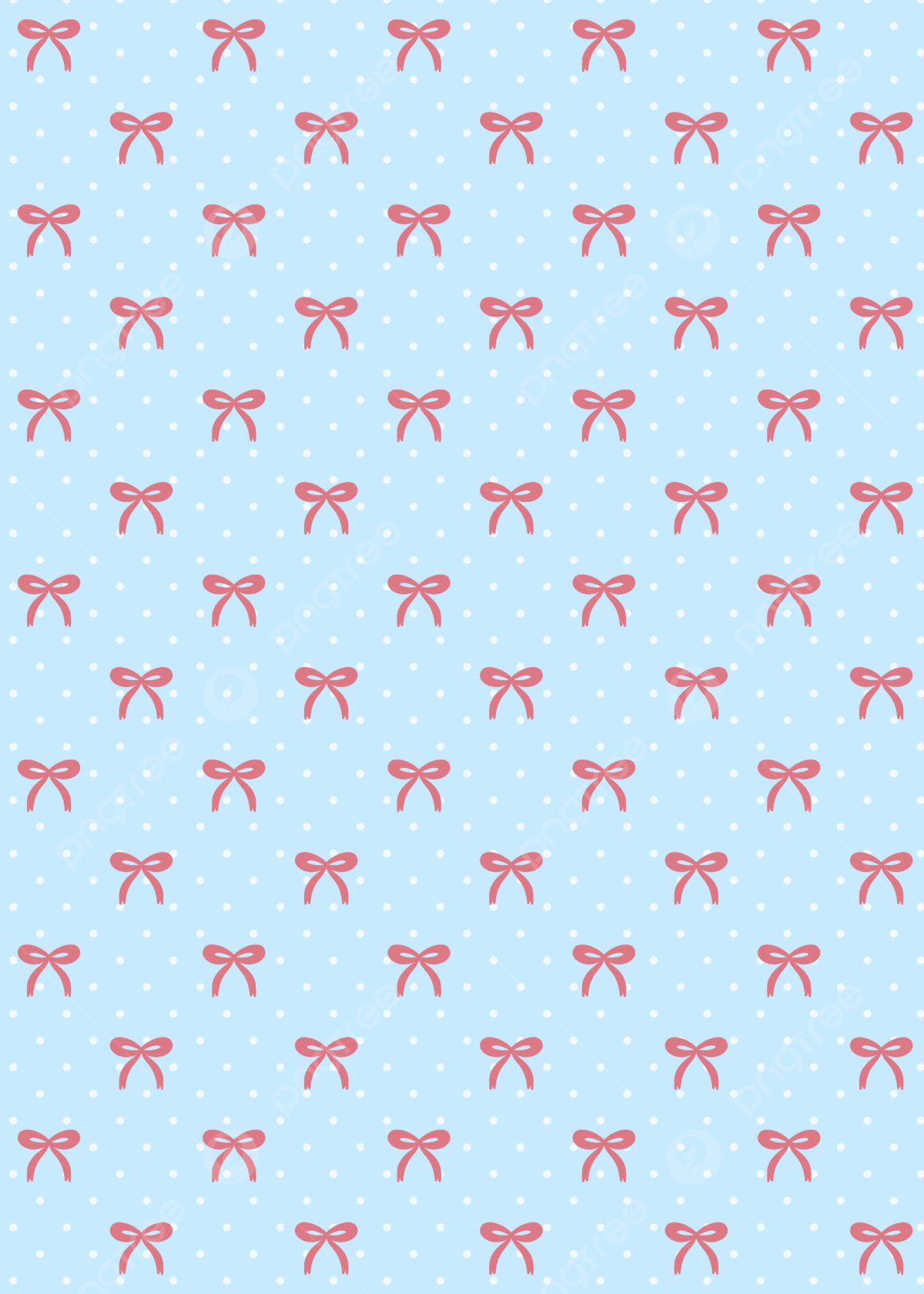 1200x1680 Blue Cute Hand Drawn Bow Background Wallpaper Image For Free Download