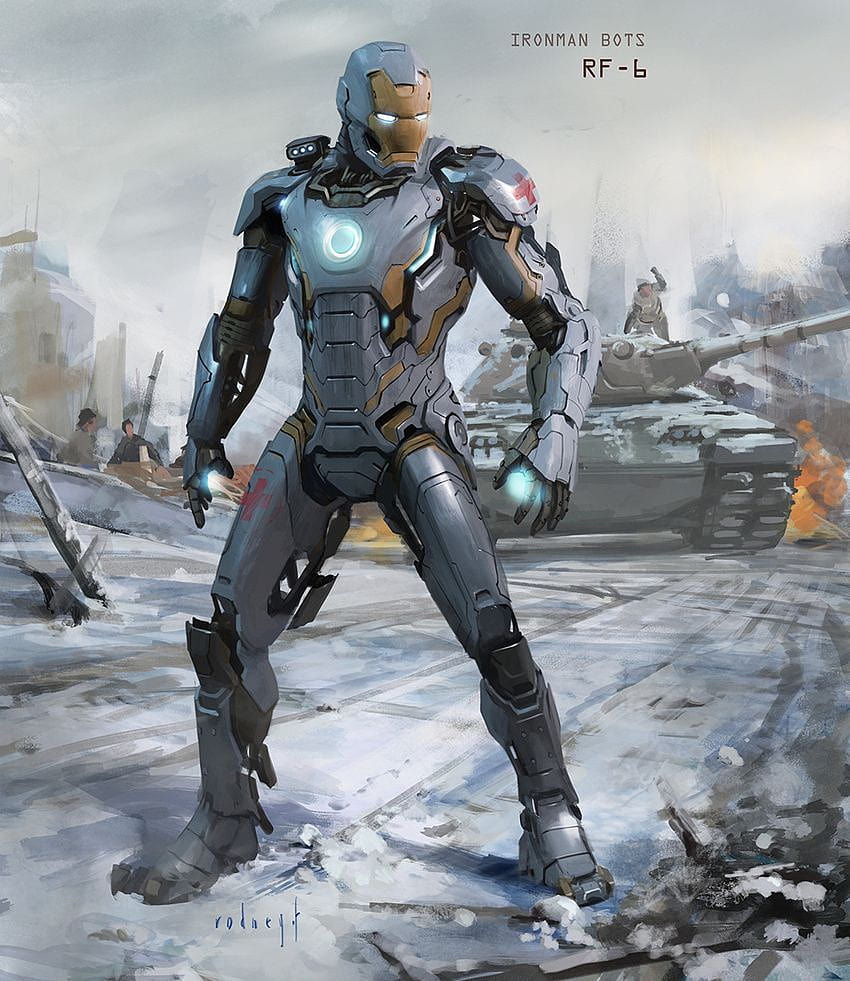 850x981 Avengers 2 Concept Art, iron man iron bot HD phone wallpaper