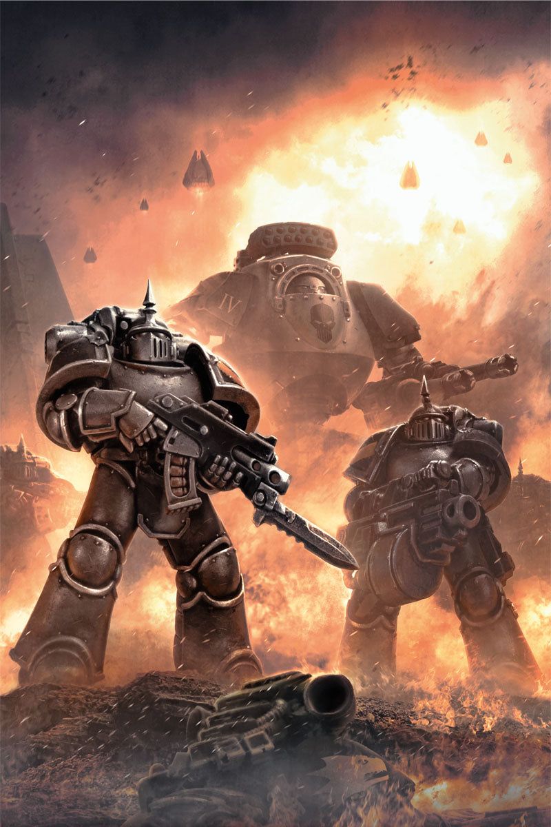 800x1200 Iron Warriors at Istvaan V Art Print