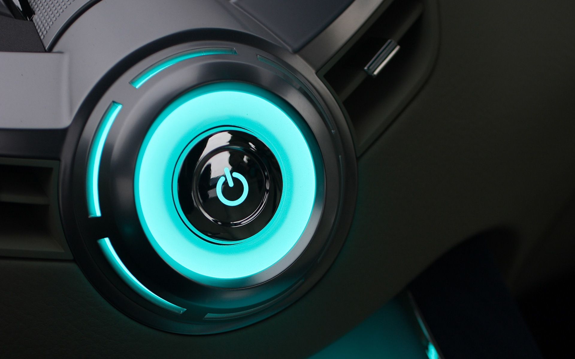 1920x1200 Futuristic Tech Power Button