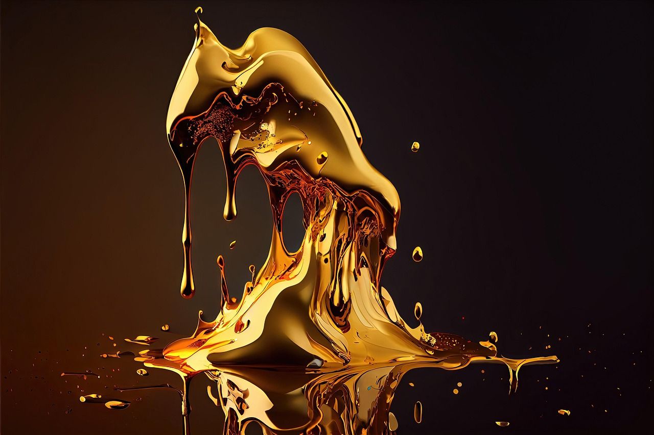 1280x853 Download Gold Melting Drip. Royalty Free Stock Illustration Image