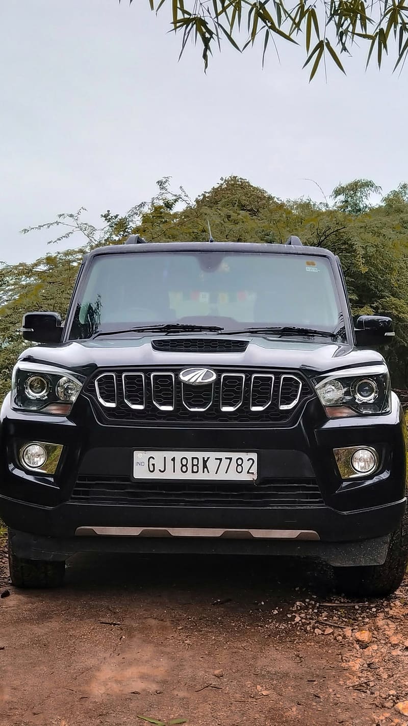 800x1422 New Scorpio.black.beauty, new scorpio, mahindra, scorpio, car, HD phone wallpaper