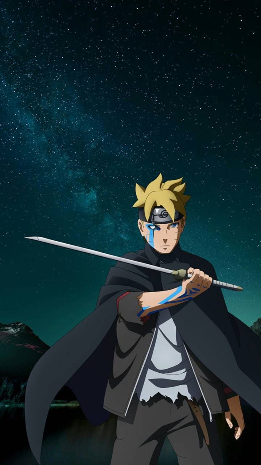 850x1511 Boruto Mobile, Black Boruto HD phone wallpaper