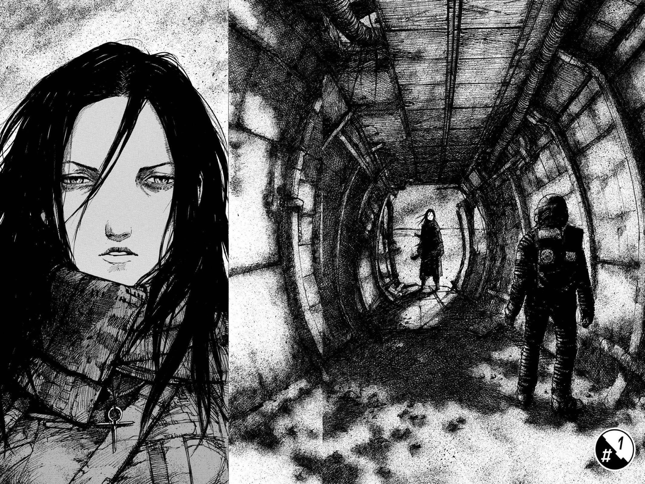 2133x1600 DISCDecided to read Biomega. Didn't even make it 10 pages until I wanted to color something from it!