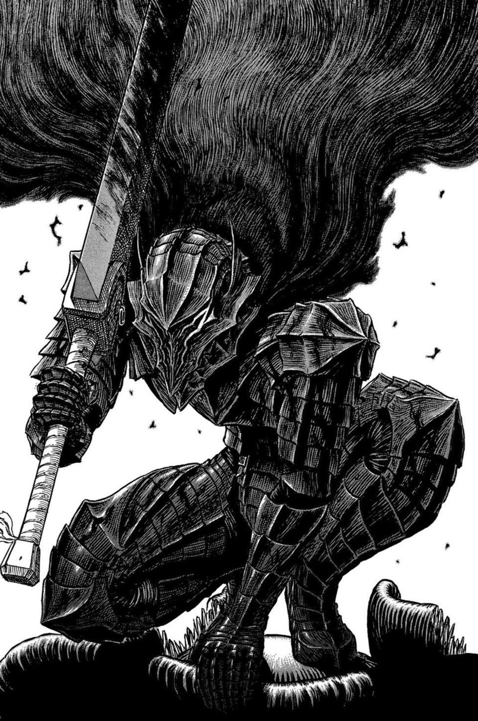 960x1446 Guts (Berserk) vs Kanoe Zoichi (Biomega)