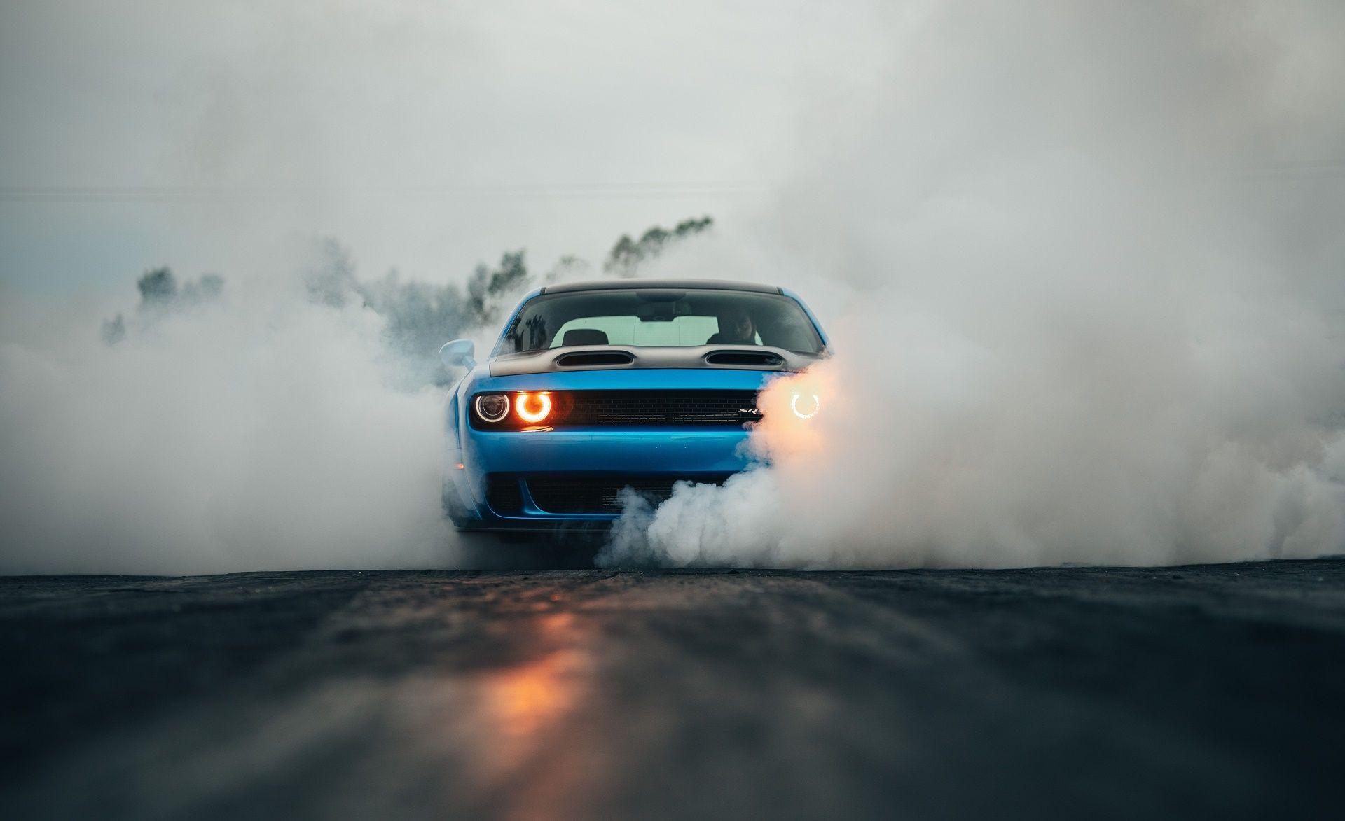 Dodge challenger burnout