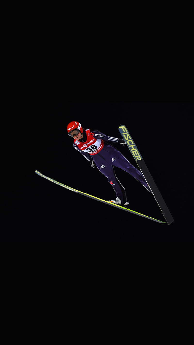 800x1423 Ski jumper, jumping, ski, HD phone wallpaper