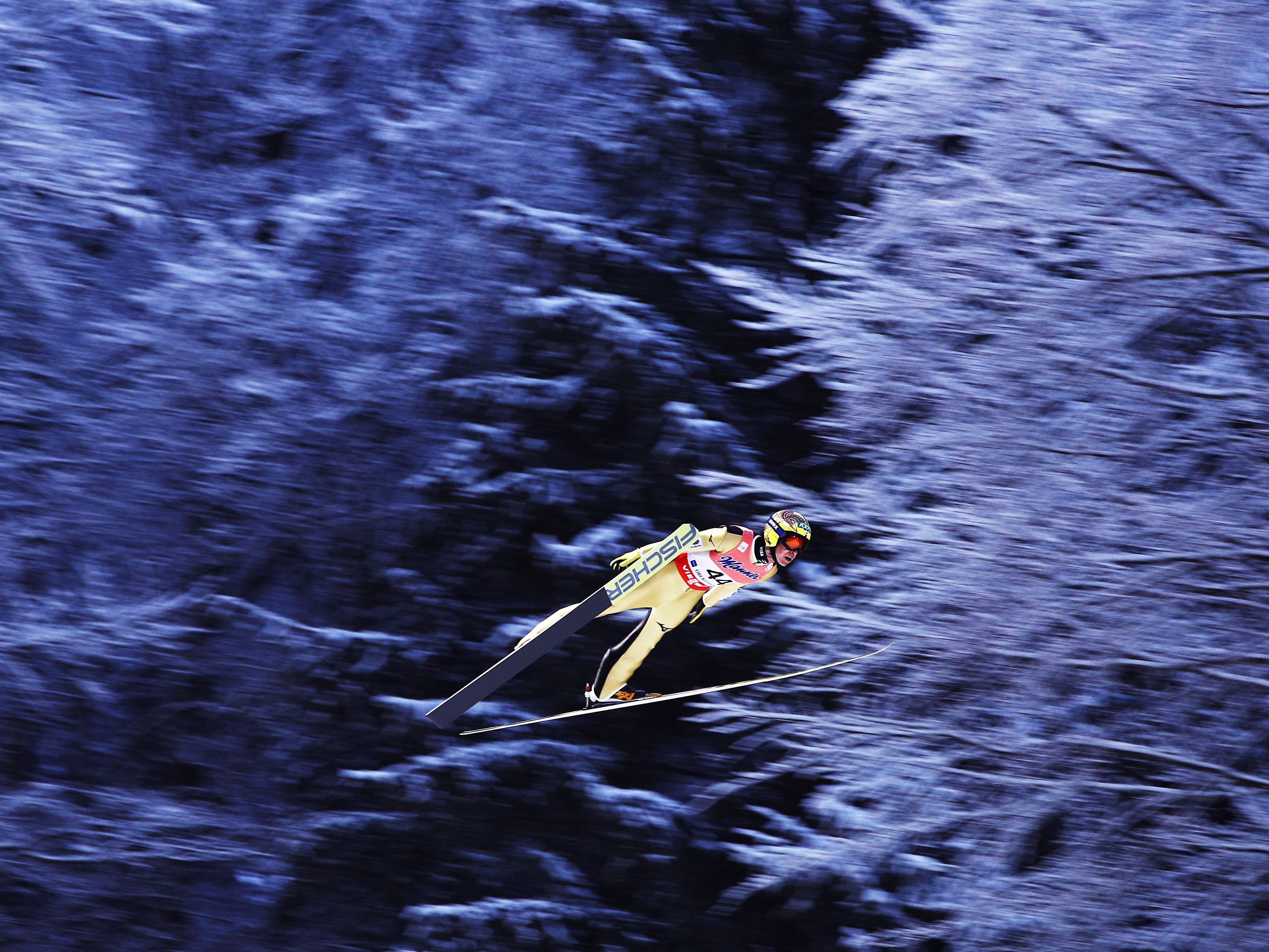 3767x2825 Noriaki Kasai, The Japanese Ski Jumping Legend Going For Gold At Forty Five. The New Yorker