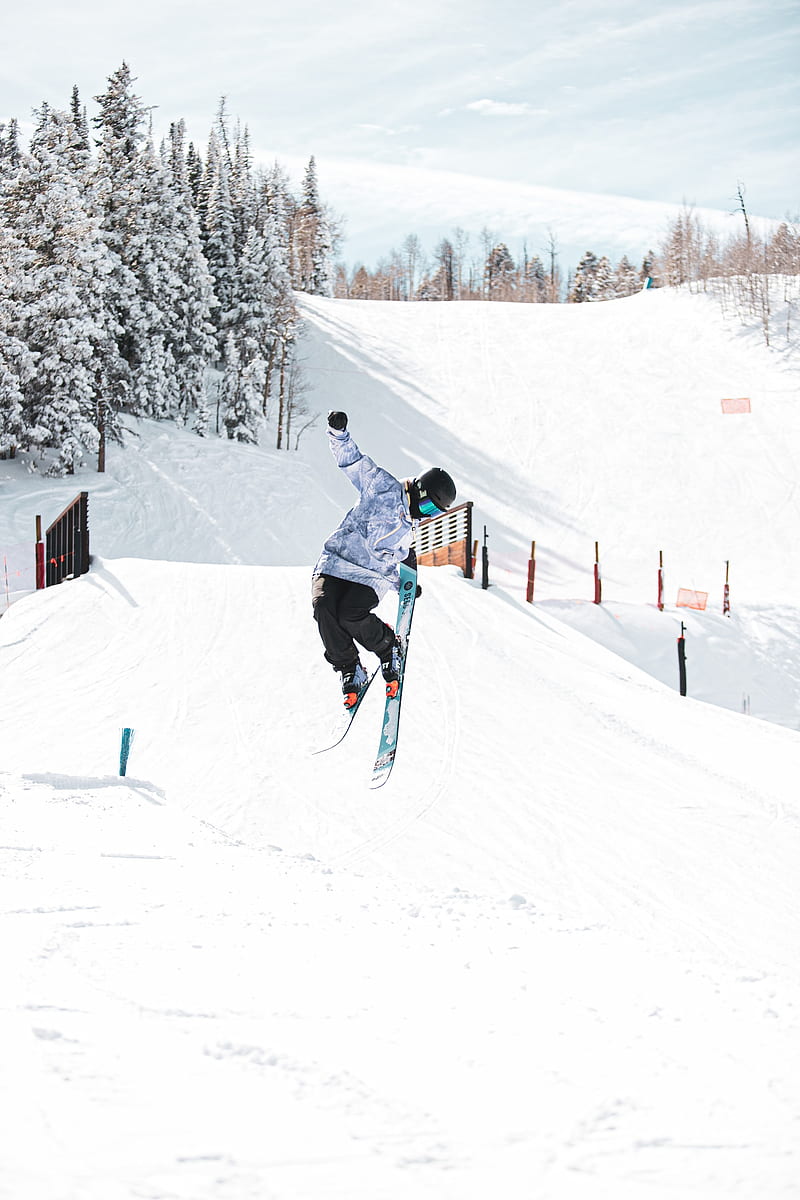 800x1200 Skier, ski, jump, stunt, extreme, HD phone wallpaper