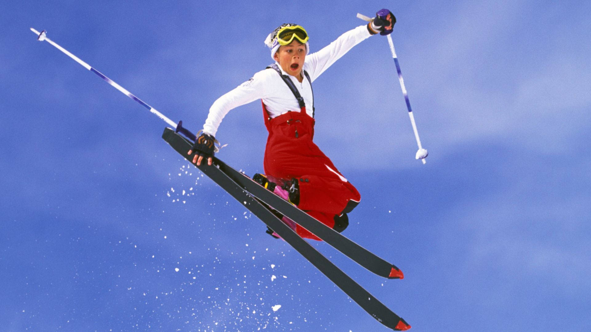 1920x1080 Download Hilarious Person Ski Jumping Wallpaper