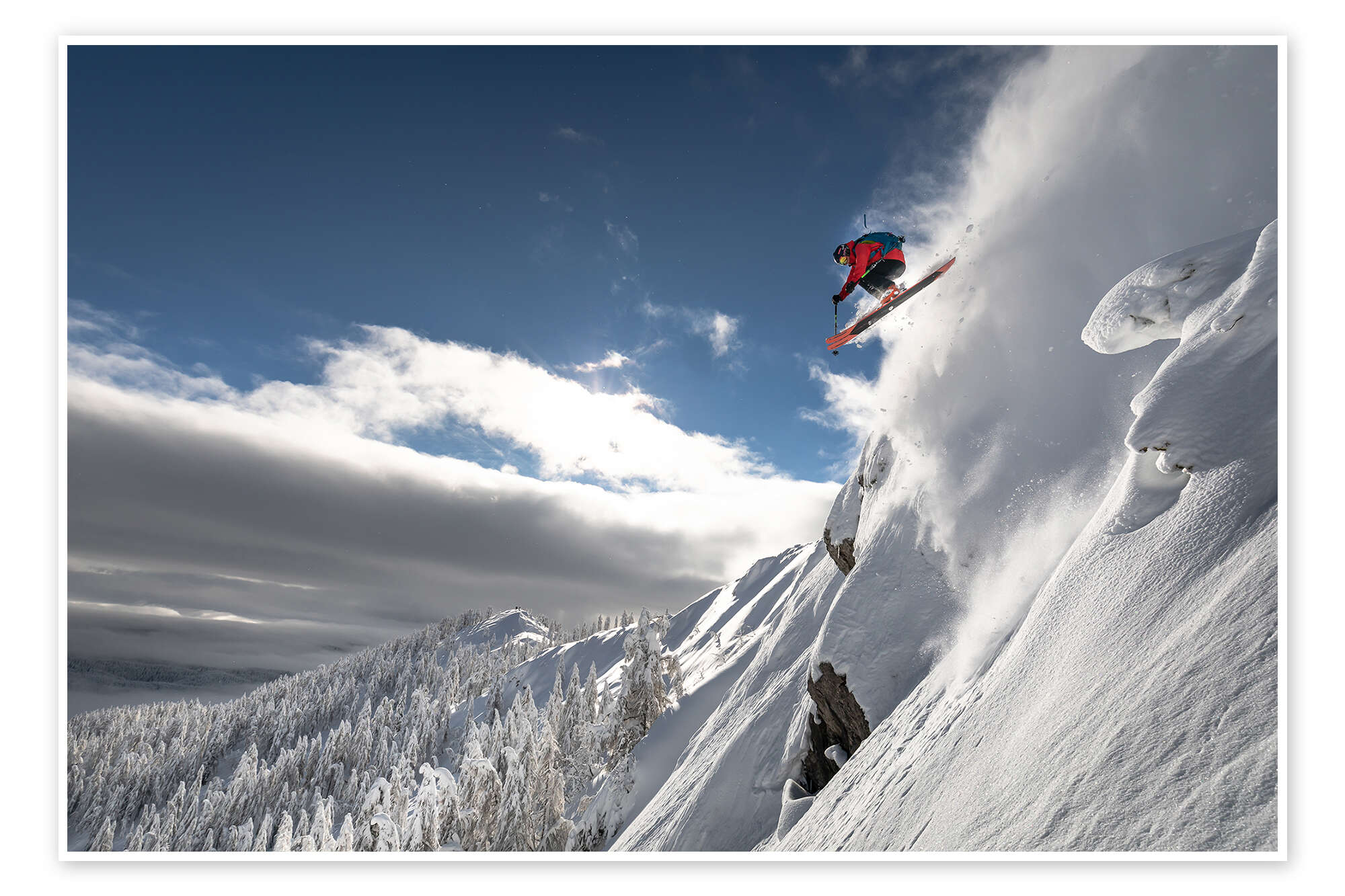 2000x1333 Skier in Jump print