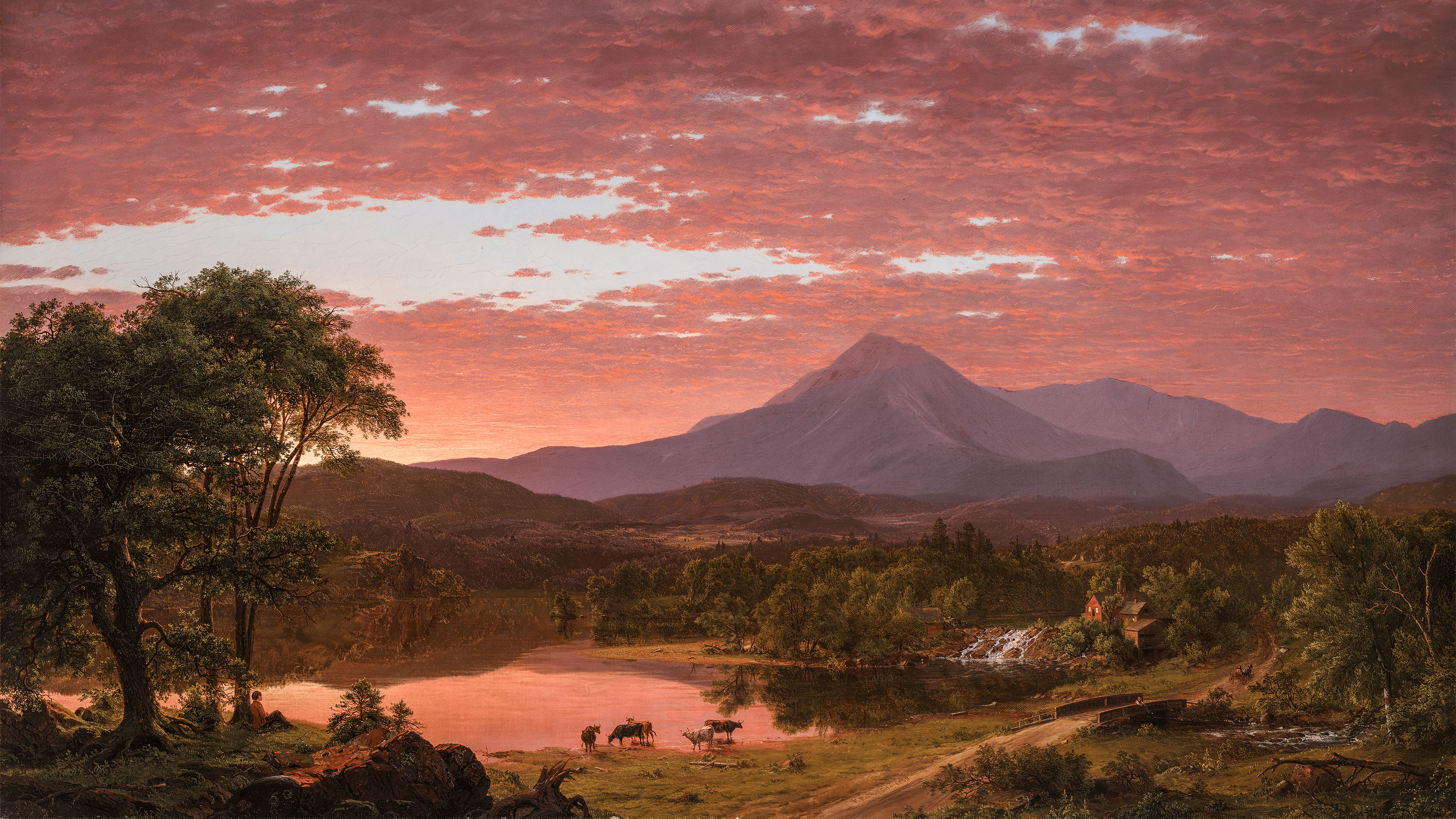 3840x2160 Mt Ktaadn by Frederic Edwin Church, 1853 [3840x2160]