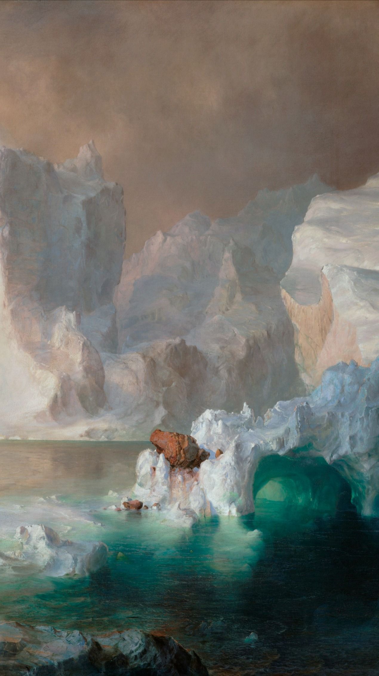 1270x2266 Frederic Edwin Church (1826) The Heart of the Andes The Icebergs The Parthenon Cotopaxi El Rio de Luz Rainy Season in the