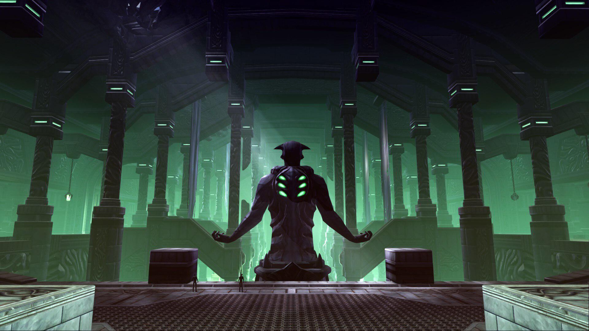 1920x1080 Sometimes we need to take more time to enjoy the beauty of the surroundings (Screenshot from inside the Dark Temple, Dromund Kaas)