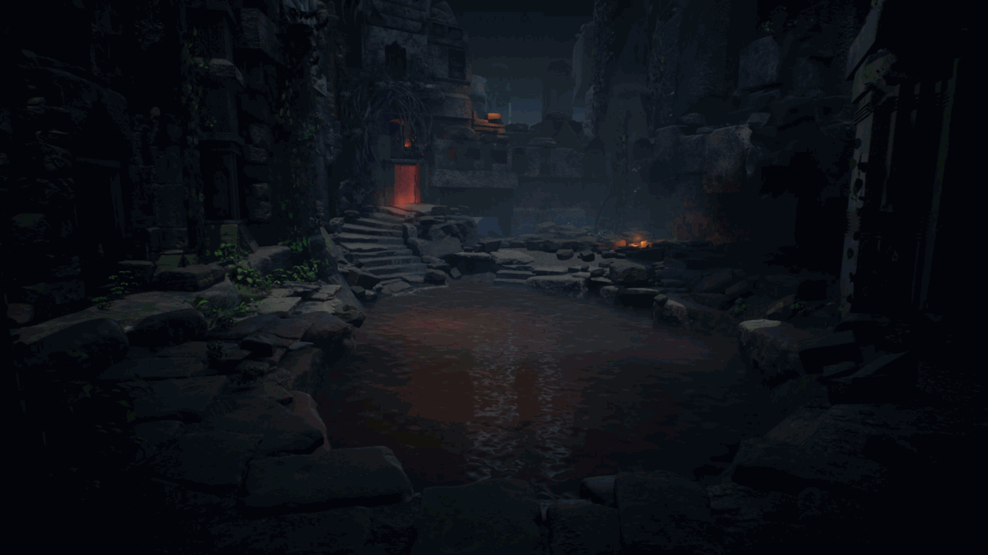 1920x1080 Ruined Temple Environment !