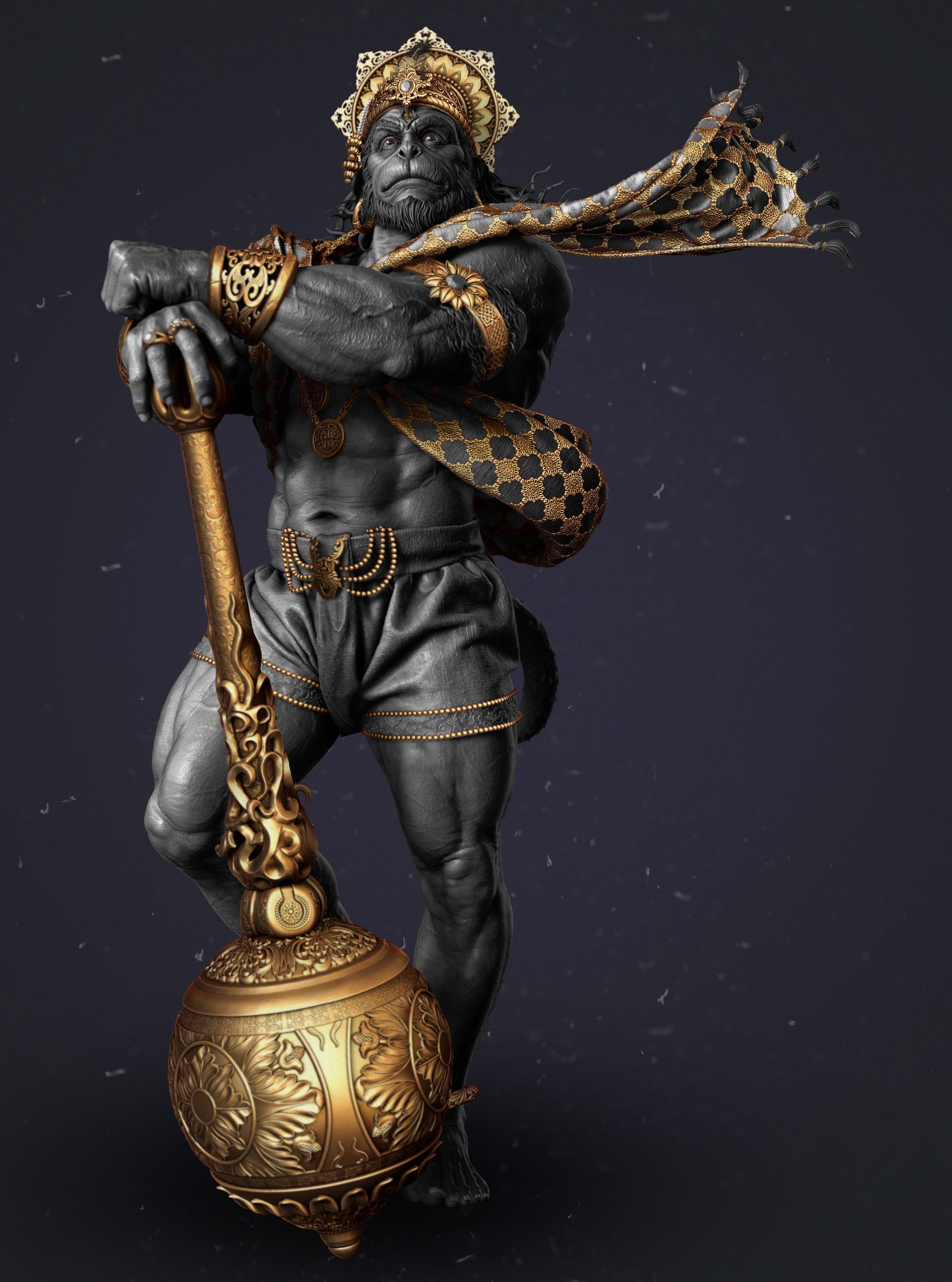 1980x2666 Hanuman 8k Wallpaper