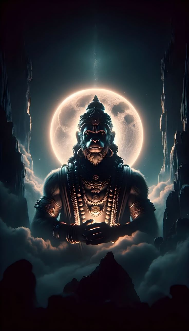 736x1287 lord hanuman HD wallpaper