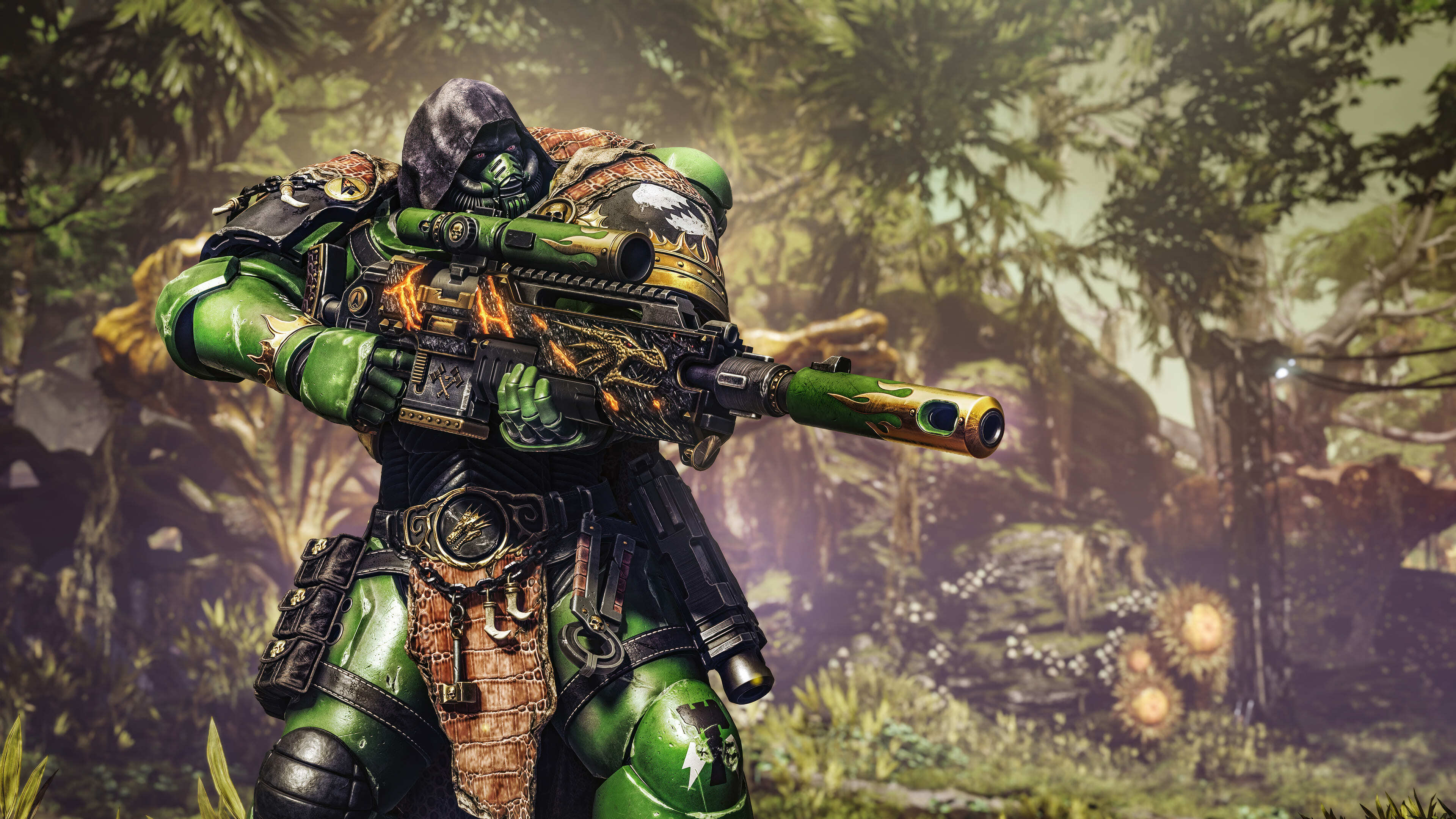 3840x2160 Salamander Wallpaper 4K, Warhammer 40K Space Marine 2