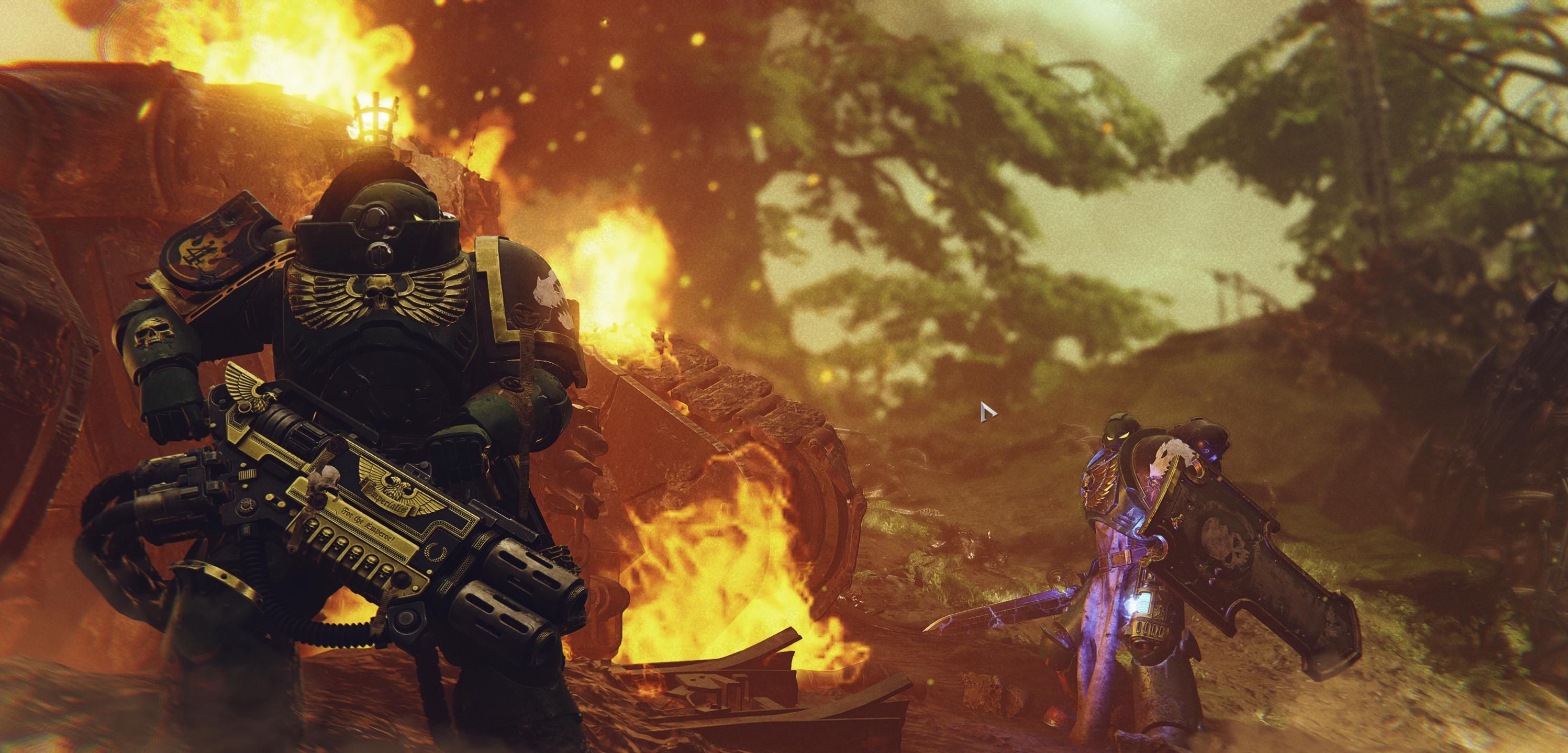 2995x1439 Salamanders 40k Wallpaper