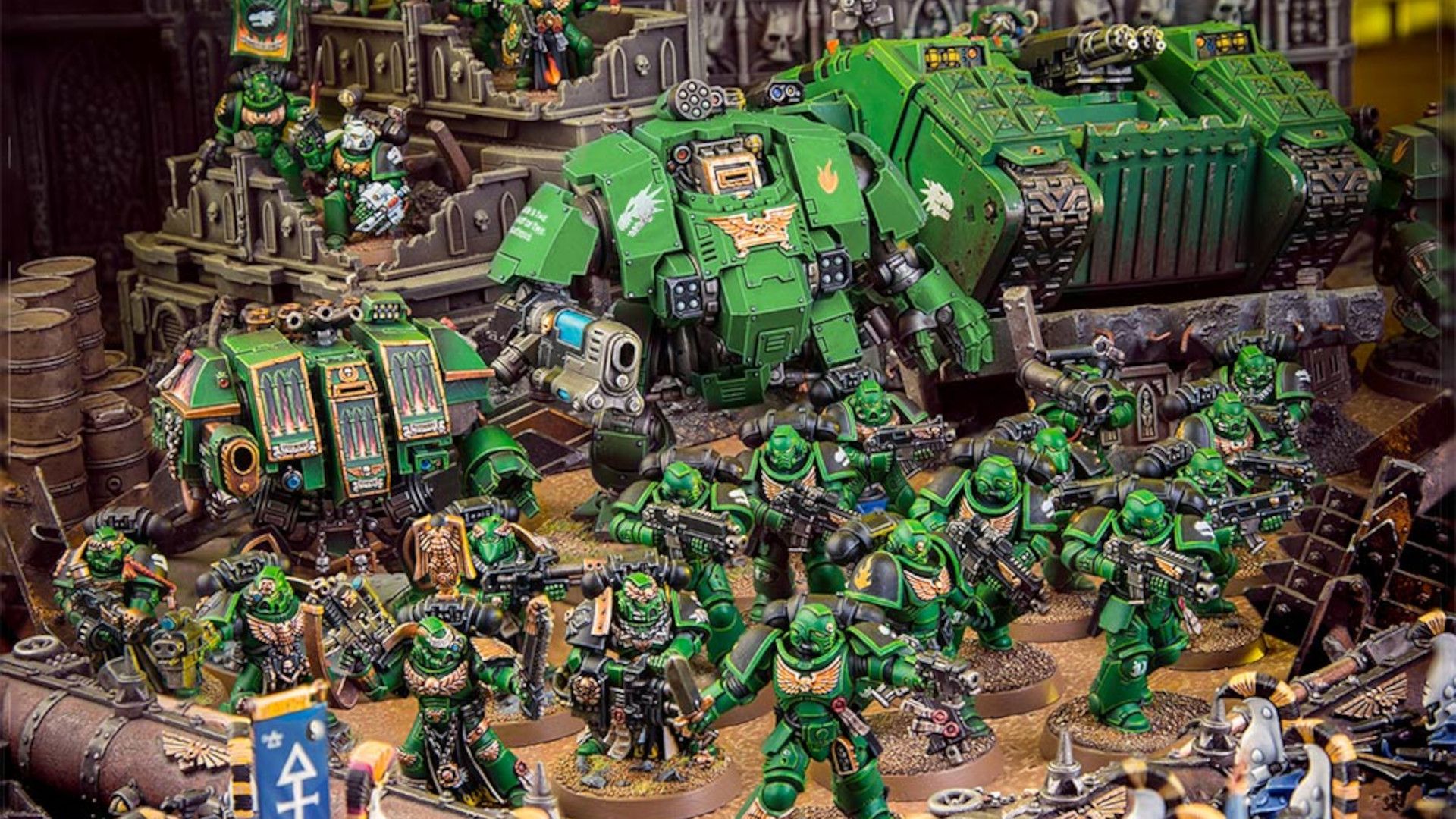 1920x1080 Warhammer 40k Salamanders brotherhood forged in battle
