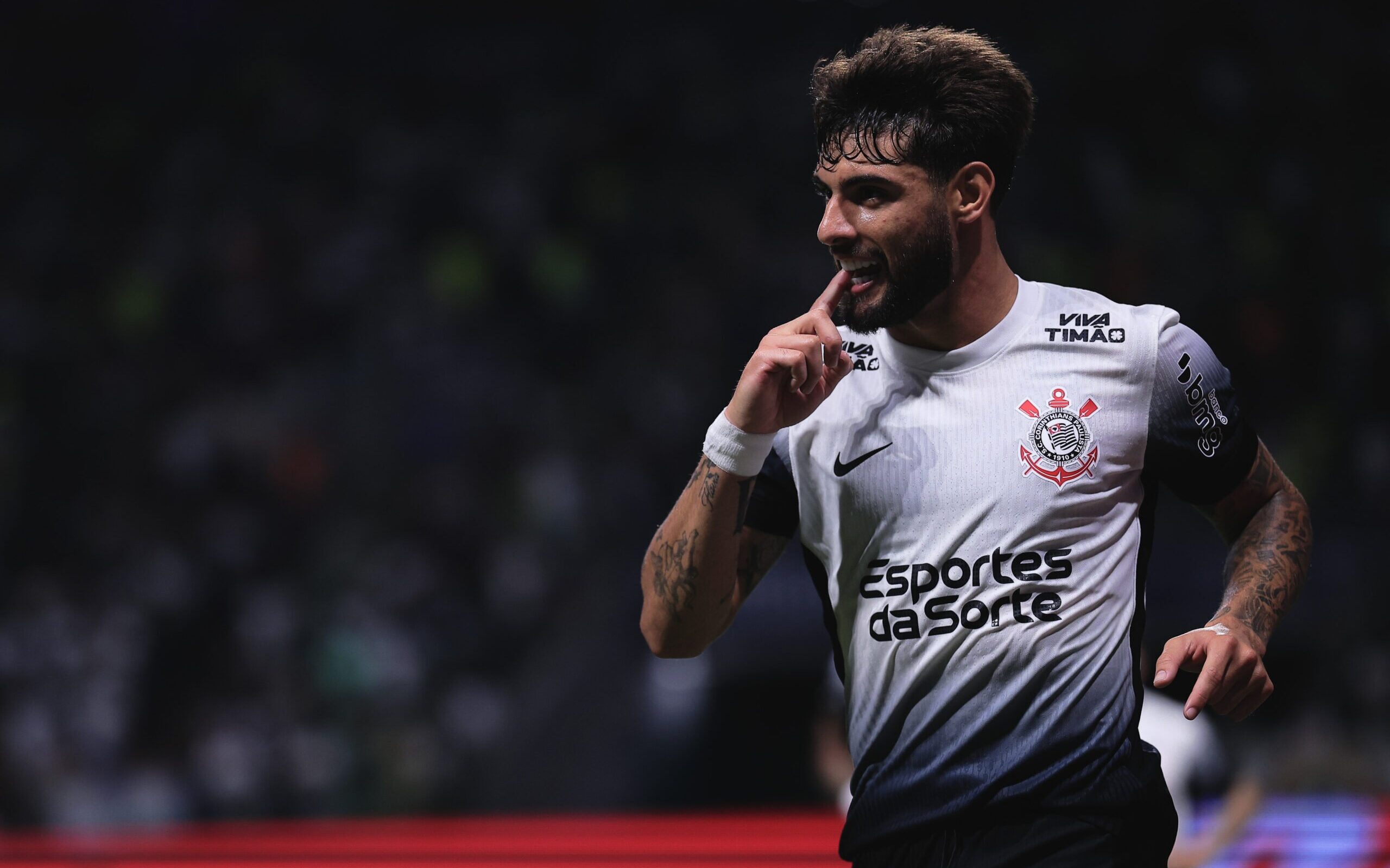 2560x1600 Atitude de Yuri Alberto no clássico entre Palmeiras e Corinthians leva web à loucura