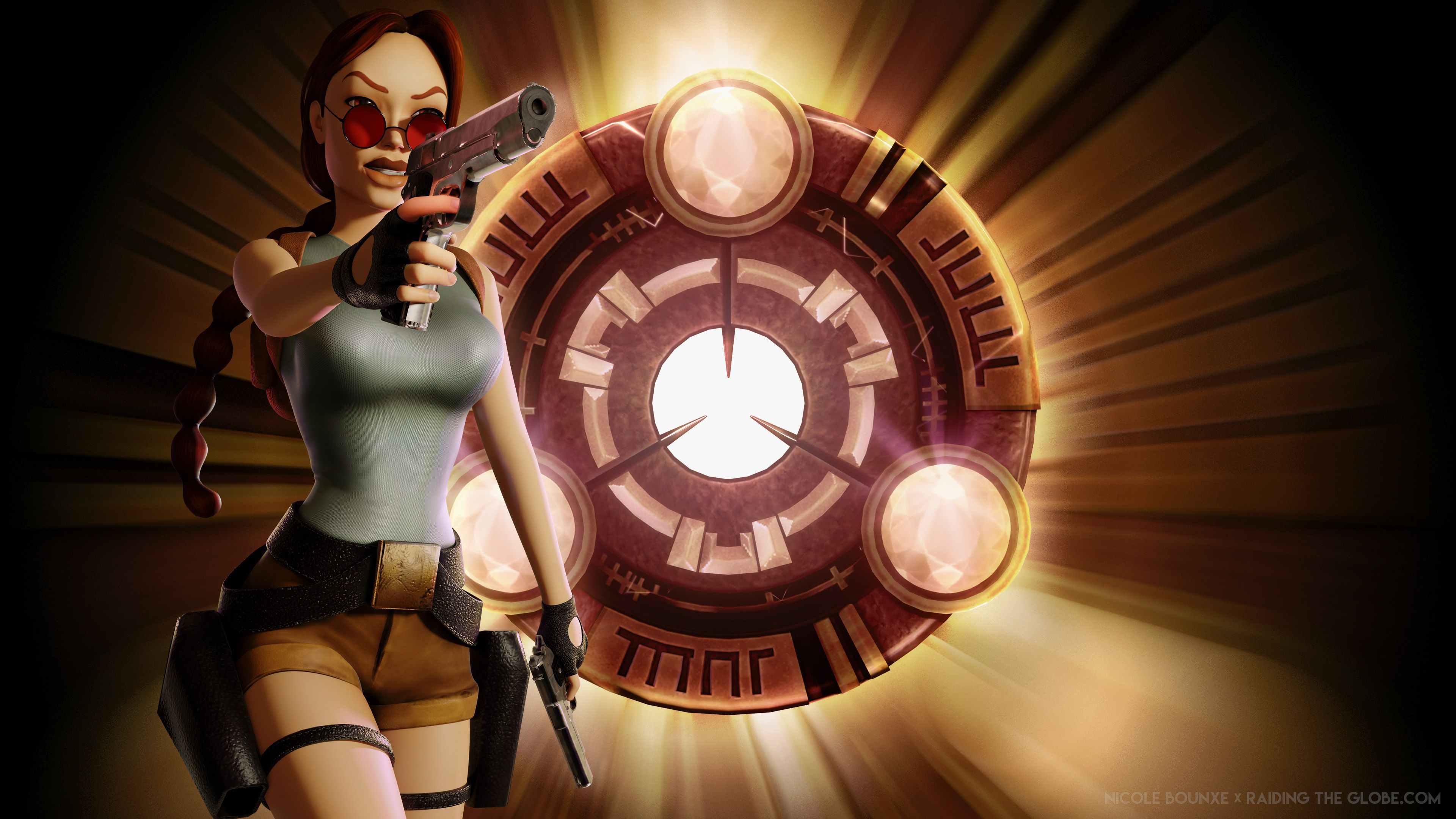 3840x2160 Nicole Bounxe X RTG: Tomb Raider I III Remastered Wallpaper The Globe