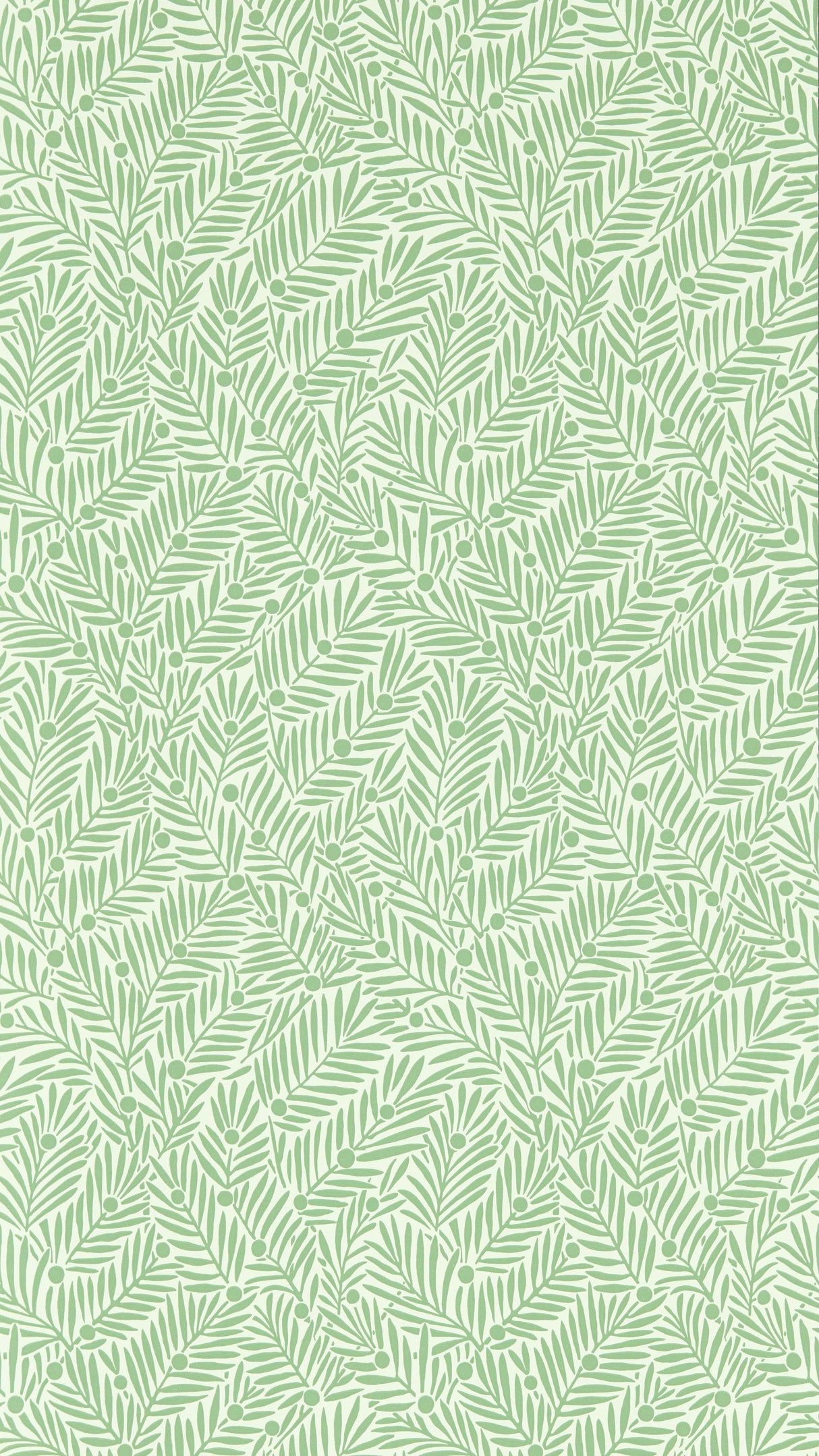 1214x2158 Morris Wallpaper Yew & Aril 217346
