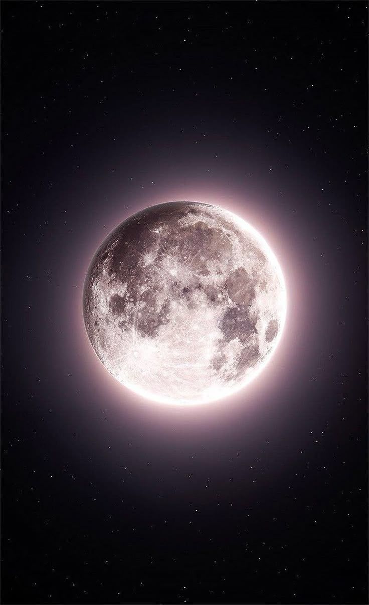 736x1206 Moon Wallpaper for a Bright Night Sky