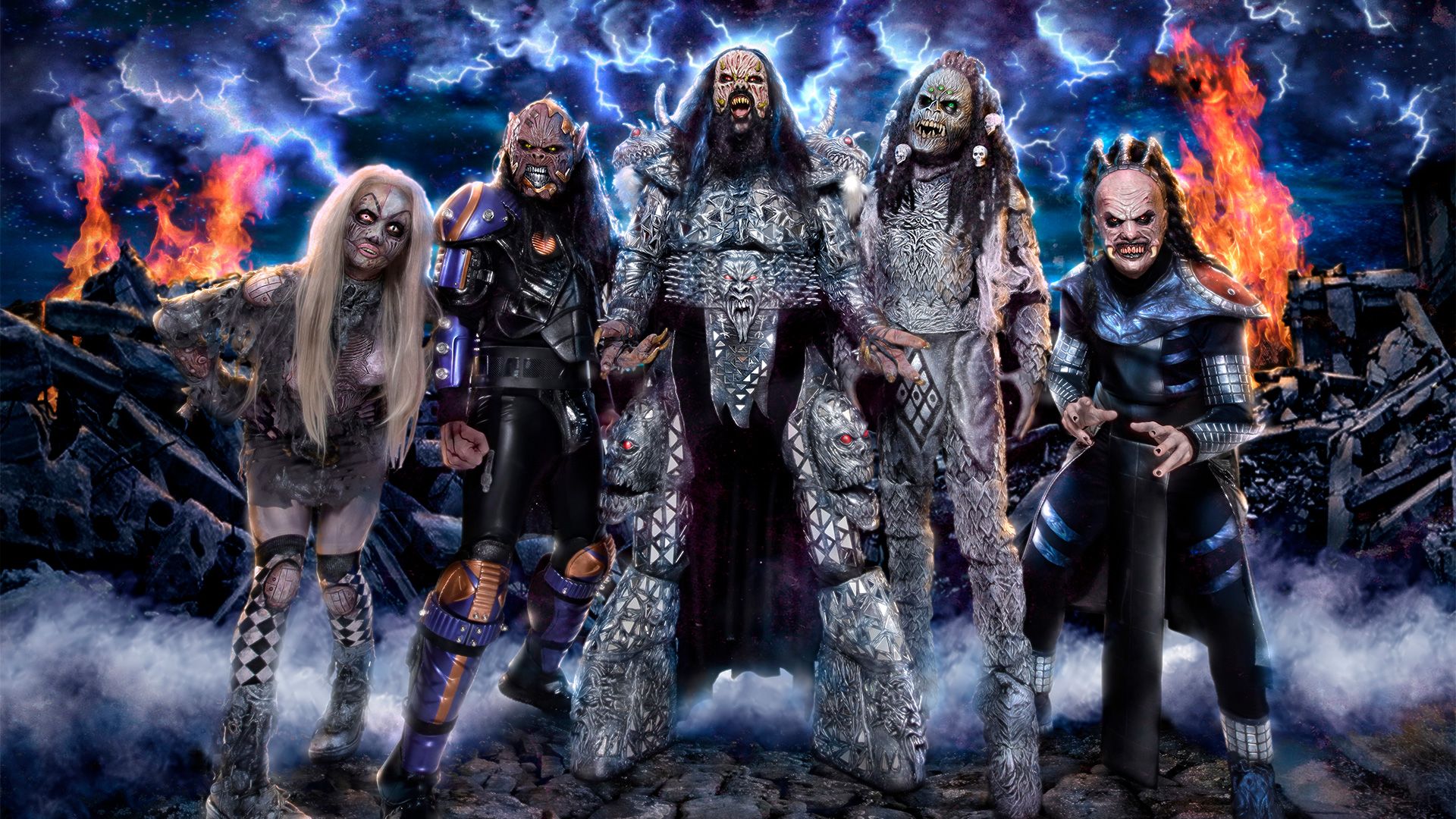 1920x1080 LORDI new album Limited Deadition, out March with single 'Syntax Terror'!
