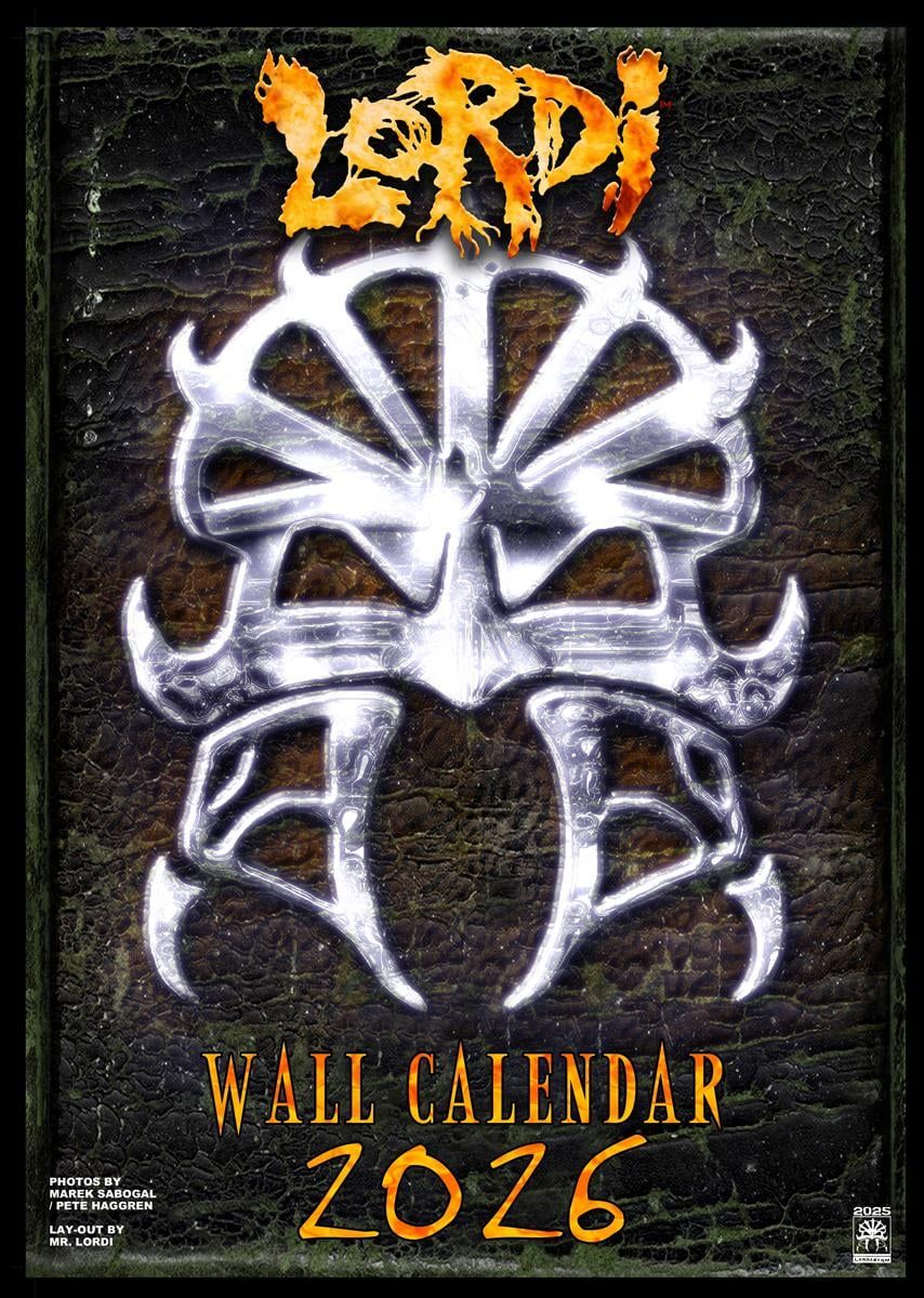 854x1200 Lordi's '26 Calender is up!